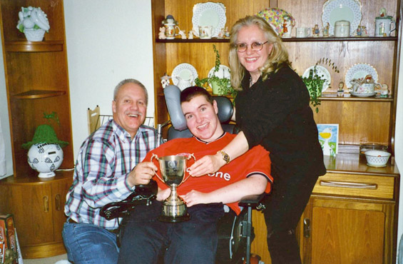 Chris Joins Muscular Dystrophy Campaign Family Funds